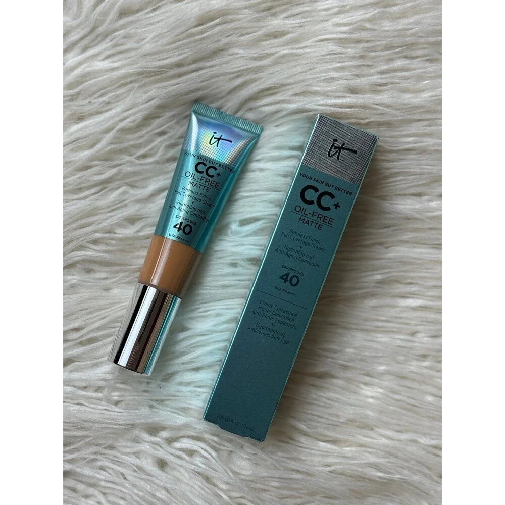 IT Cosmetics CC+ Cream Natural Matte Foundation with SPF 40 Rich